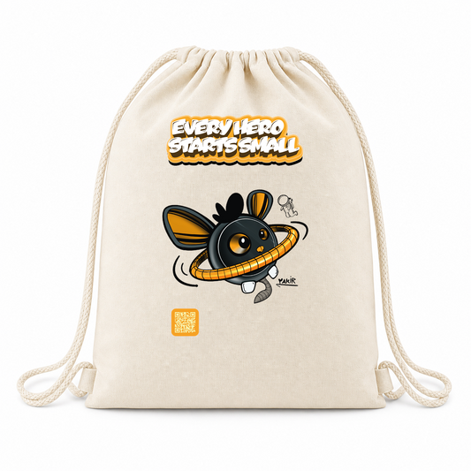 Starball Cotton Drawstring Bag – Every Hero Starts Small
