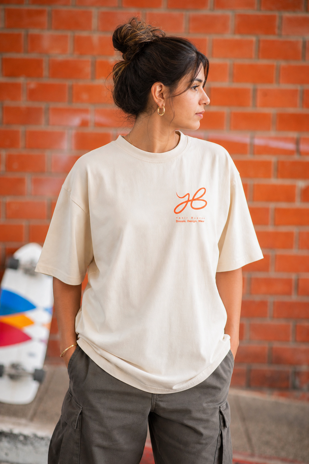 Y.B starball front woman model