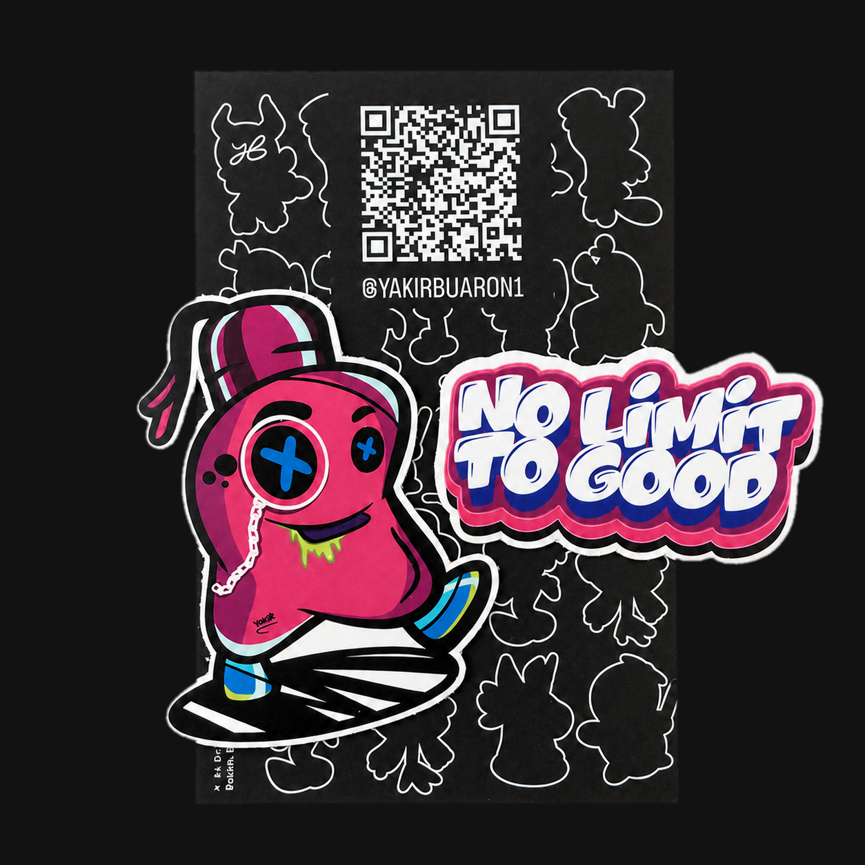 Ploom premium vinyl sticker set with mantra